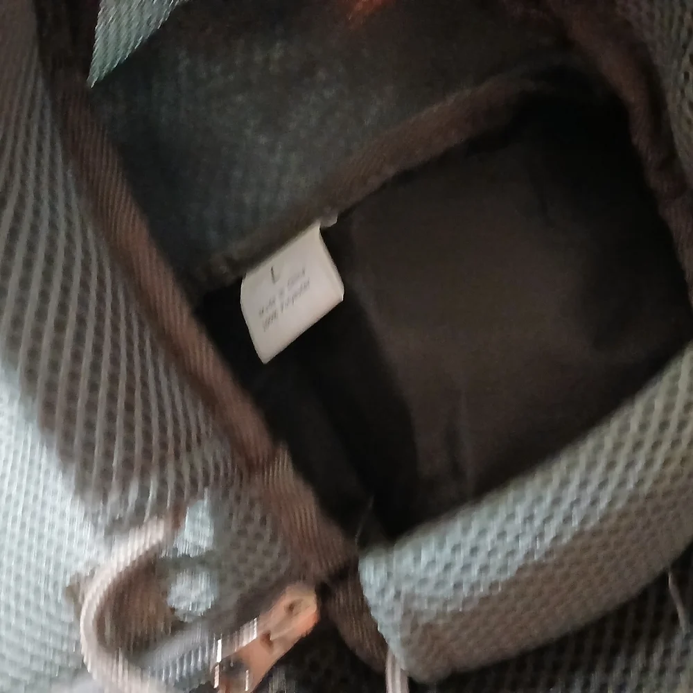 Gray Men's Pet Bag